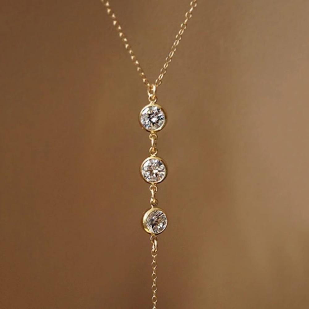 ⚜️𝟯𝟬%𝗢𝗙𝗙 𝗯𝘂𝗻𝗱𝗹𝗲𝘀 𝟯+⚜️ NEW Gold Drop Body Chain Choker - Picture 6 of 12